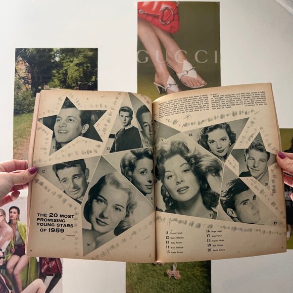 Vintage Movieland and Tv Time Magazine February 1960s Home Decor Memorabilia - Picture 3 of 3